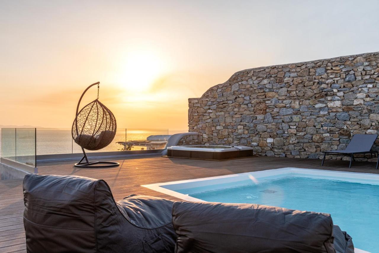 Villa In Mykonos - 6 Bedroom - 1Km From Mykonos Town - Infinity Pool - Sunset View Luaran gambar