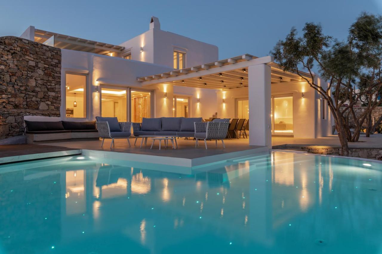Villa In Mykonos - 6 Bedroom - 1Km From Mykonos Town - Infinity Pool - Sunset View Luaran gambar