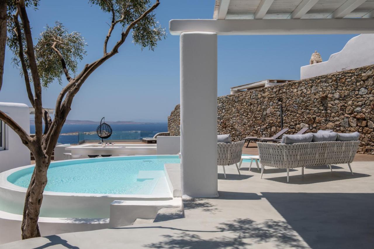 Villa In Mykonos - 6 Bedroom - 1Km From Mykonos Town - Infinity Pool - Sunset View Luaran gambar