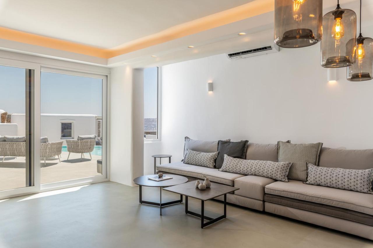 Villa In Mykonos - 6 Bedroom - 1Km From Mykonos Town - Infinity Pool - Sunset View Luaran gambar