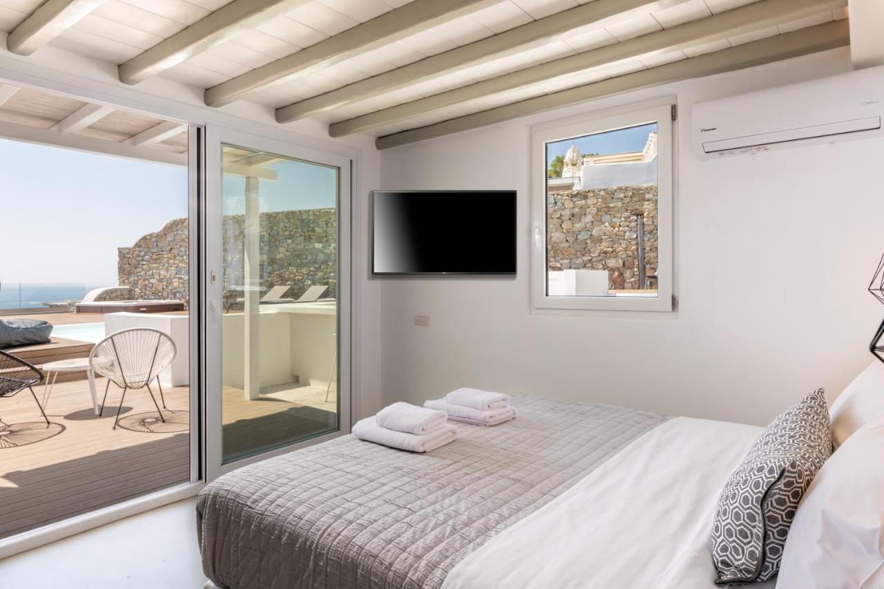 Villa In Mykonos - 6 Bedroom - 1Km From Mykonos Town - Infinity Pool - Sunset View Luaran gambar